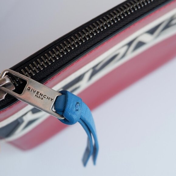 Authentic Preowned Givenchy Red Leather Clutch - Picture 8 of 13